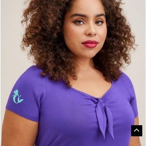 Disney The Little Mermaid Ariel Super Soft Tie Front from Torrid